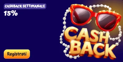 Cashback settimanale 15